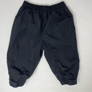 Baby Black Lightweight Splash Outdoors Lined Pants Size 6-9m